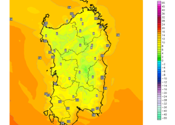 t2m 28 350x250 - Caldo su Sardegna occidentale: temperature live