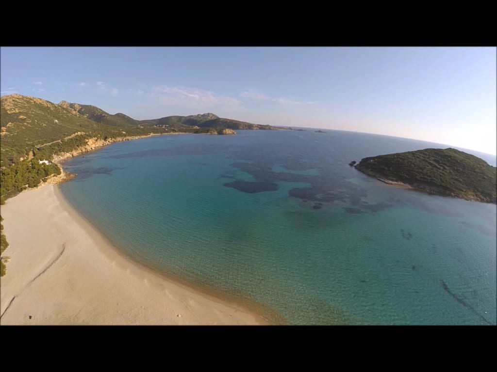 tuerredda hd.mp4 20151214 094125.984 - Sardegna e il mare d'inverno: in volo su Tuerredda