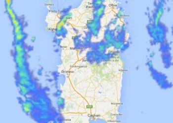 16 01 2016 13 30 11 350x250 - Grosso temporale "V-shaped" a ridosso della Sardegna orientale