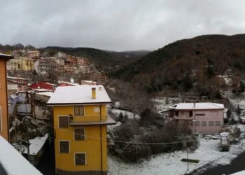 Desulo1 350x250 - Prima neve del 2016 a S'Arena, Desulo: foto e video