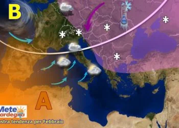 Meteo4 350x250 - Meteo febbraio: le proiezioni del modello americano mettono i brividi!