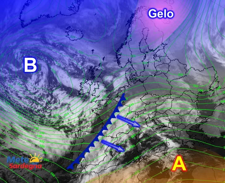 Meteosat5 - Perturbazione in arrivo: ecco dove si trova