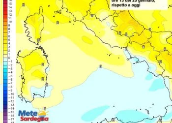 Temperature7 350x250 - La prossima settimana tornerà il gran caldo