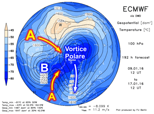 Vortice Polare - Il gelo piomberà verso sud: crudo inverno alle porte