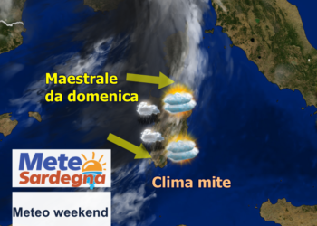 meteo weekend1 350x250 - Anticiclone persistente e siccità in Sardegna. Ultime novità per febbraio