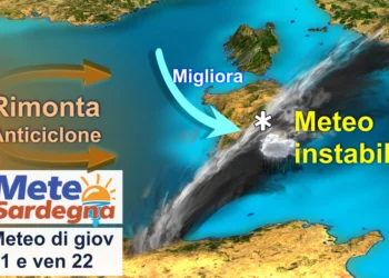 previsione meteo prossimi giorni 350x250 - Maestrale: forti raffiche da mercoledì pomeriggio