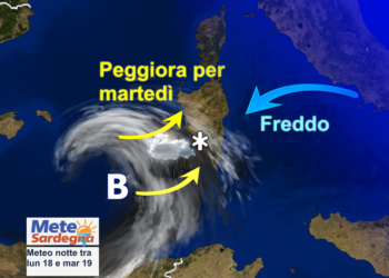 previsionimeteo16gen2015sardegna 350x250 - Perché è così difficile per il gelo raggiungere la Sardegna?