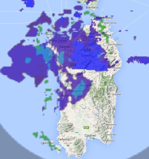 radar1 - Sardegna, meteo in sensibile peggioramento in queste ore. Webcam Sardegna