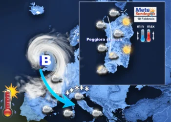 Meteo Sardegna 1 350x250 - Meteo variabile, un po' uggioso ma molto mite. Attese punte di 20°C