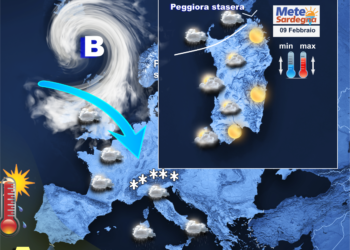 Meteo oggi 350x250 - Meteo variabile, un po' uggioso ma molto mite. Attese punte di 20°C