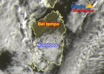 Meteosat7 350x250 - Buongiorno Sardegna! Sole solo sui monti, altrove tanta nuvolosità