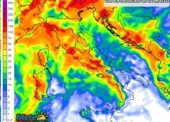 Piogge 3 350x250 - Possibili isolati piovaschi pomeridiani sul Gennargentu