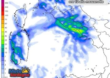 Piogge 4 350x250 - Previsti piovaschi o deboli piogge su coste ovest