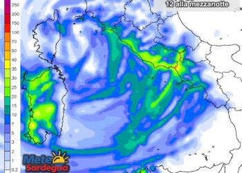 Piogge 6 350x250 - Meteo Sardegna: ecco le piogge attese dalle ore 12 alla mezzanotte