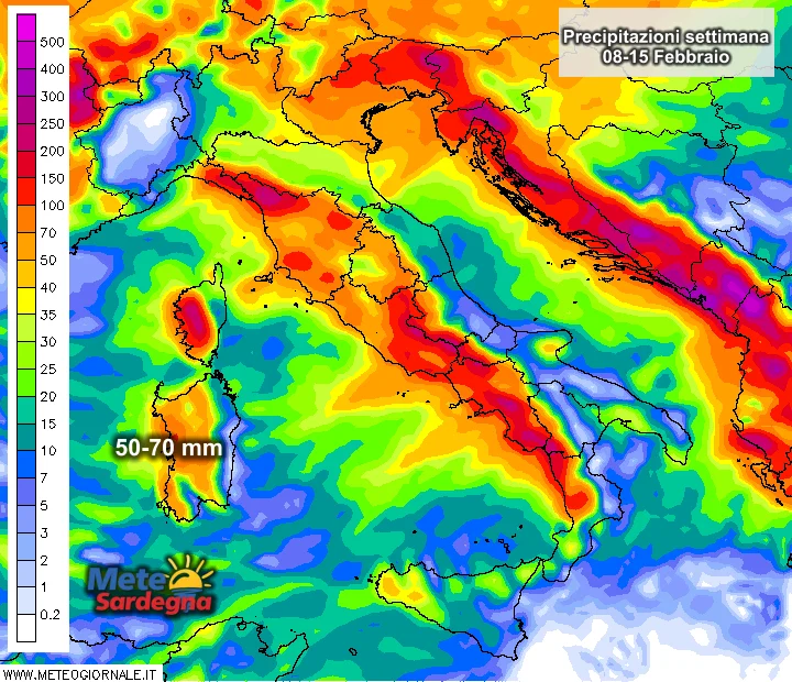 Finalmente grandi piogge: ecco la previsione settimanale Piogge - Finalmente grandi piogge: ecco la previsione settimanale