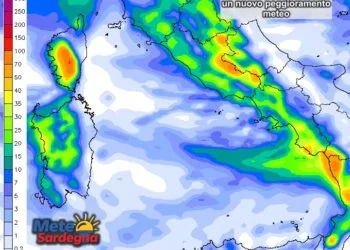Piogge4 350x250 - Previsti piovaschi o deboli piogge su coste ovest
