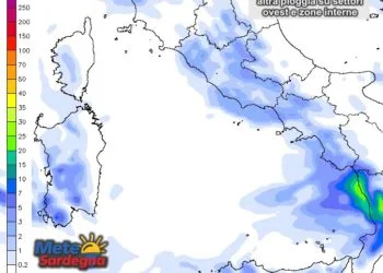 Piogge5 350x250 - Previsti piovaschi o deboli piogge su coste ovest