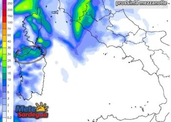 Piogge8 350x250 - Previsti piovaschi o deboli piogge su coste ovest