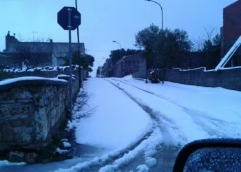 Sadali1 350x250 - Neve fin sulle coste, il gran freddo sulla Sardegna