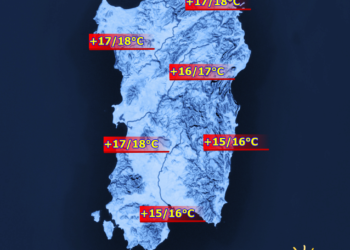 Temperature max 350x250 - Meteo di primavera, non se ne esce: anche oggi punte di 18-19°C