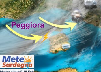 giovedi 25 febbraio 350x250 - Weekend in Sardegna tra sole, qualche acquazzone e il mite Scirocco