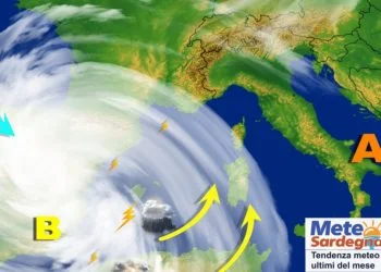 meteo fine mese 350x250 - Meteo febbraio: altre perturbazioni in serie, fasi piovose e neve sui monti