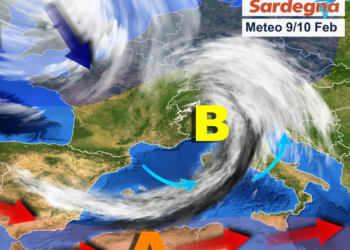 meteo sardegna 9 10 feb 350x250 - Sardegna nell'orbita di un nuovo peggioramento?