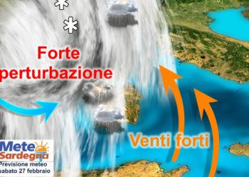 meteo sardegna peggioramento maltempo sabato 350x250 - Violente grandinate in molte zone della Sardegna