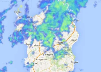 22 03 2016 22 37 21 350x250 - Temporali sul Canale di Sardegna e nubi sul cagliaritano