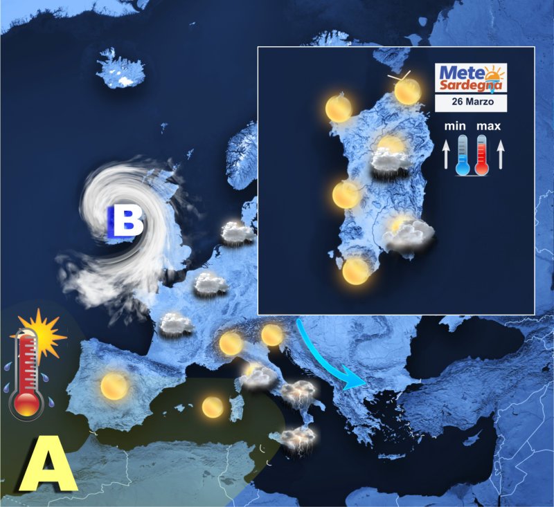 Meteo Sardegna - Al via il ponte pasquale: ecco il meteo di oggi
