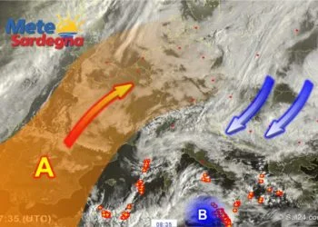 Meteosat Sardegna 6 350x250 - Il peggioramento meteo sta arrivando