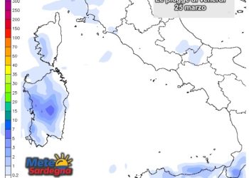 Piogge Sardegna 12 350x250 - Rapido aggiornamento piogge: si spostano a nord come previsto