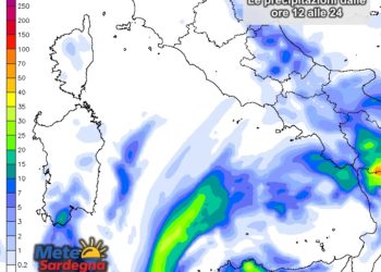 Piogge Sardegna 2 1 350x250 - Possibili isolati piovaschi pomeridiani sul Gennargentu