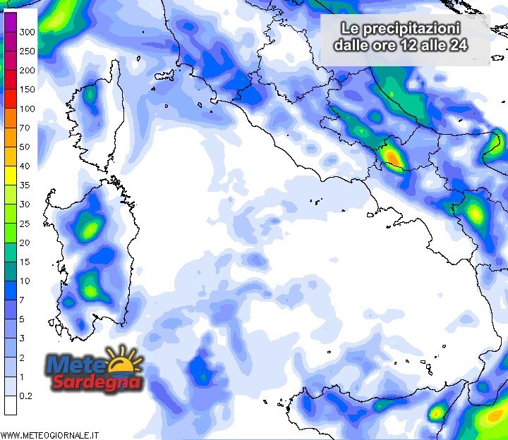 Piogge Sardegna 6 - Le ultime novità sulle piogge di oggi