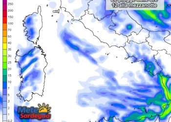 Piogge sardegna 1 350x250 - Meteo Sardegna: ecco le piogge attese dalle ore 12 alla mezzanotte