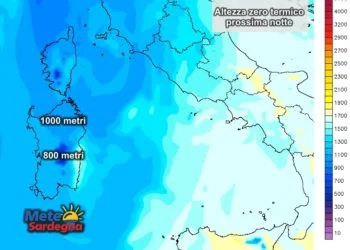 Zero termico 350x250 - Crollo zero termico sabato sera: a che quote nevicherà?