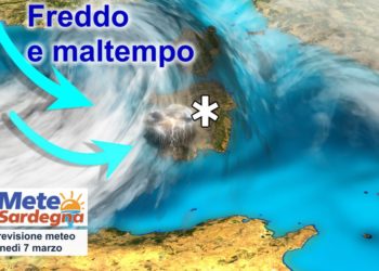 sardegna maltempo pioggia neve freddo settimana 350x250 - Weekend in Sardegna tra sole, qualche acquazzone e il mite Scirocco