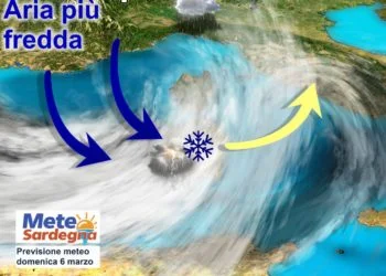 sardegna maltempo weekend inverno marzo meteo 350x250 - Meteo weekend: arriva freddo ed anche la neve a bassa quota. Ecco dettagli