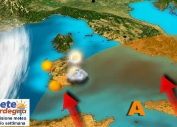 sardegna meteo caldo scirocco inizio settimana 350x250 - Altri temporali, da venerdì meteo migliora. Verso un weekend Palme col sole