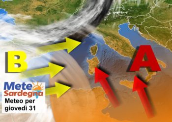 sardegna meteo fine marzo caldo africano 1 350x250 - Improvviso caldo anomalo, lunedì l’apice. Poi calo termico e maltempo