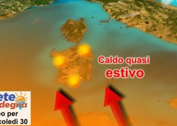 sardegna meteo fine marzo caldo africano 350x250 - Altri temporali, da venerdì meteo migliora. Verso un weekend Palme col sole