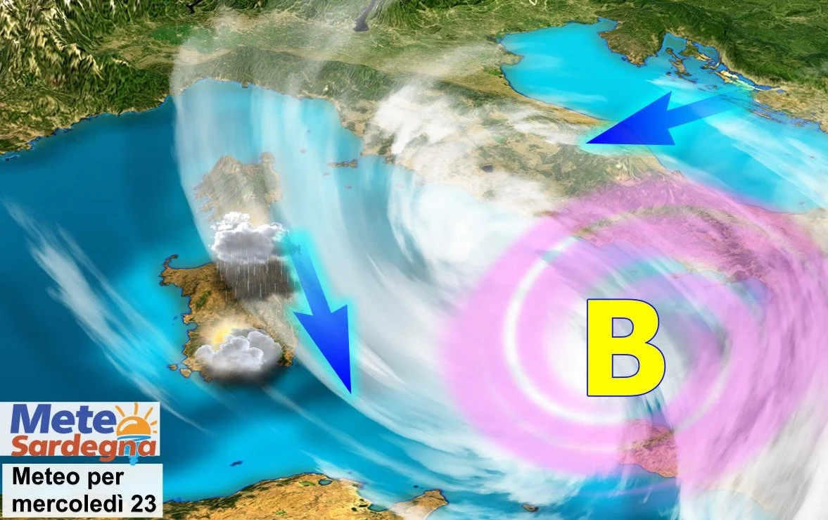 Maltempo con forti piogge e temporali, calo termico. Meteo poi variabile sardegna meteo maltempo piogge temporali neve - Maltempo con forti piogge e temporali, calo termico. Meteo poi variabile