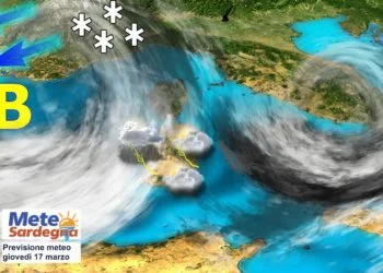 sardegna meteo piogge temporali marzo maltempo 350x250 - Improvviso caldo anomalo, lunedì l’apice. Poi calo termico e maltempo