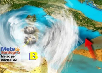 sardegna peggioramento meteo piogge temporali martedi 22 marzo 350x250 - Breve pausa dopo le grandi piogge. Meteo in peggioramento a metà settimana