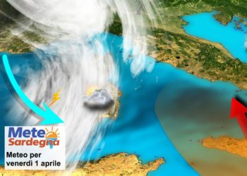 sardegna peggioramento meteo weekend inizio aprile 350x250 - Anticiclone persistente e siccità in Sardegna. Ultime novità per febbraio