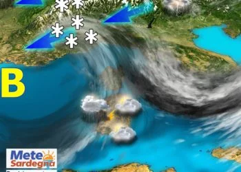 sardegna piogge temporali marzo 350x250 - Maltempo, con freddo e nevicate. Meteo invernale anche prossima settimana