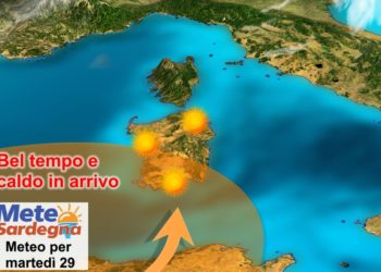 sardegna settimana caldo africano 350x250 - Anticiclone persistente e siccità in Sardegna. Ultime novità per febbraio