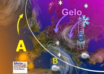 tendenza meteo sardegna dopo meta marzo 350x250 - Meteo weekend: arriva freddo ed anche la neve a bassa quota. Ecco dettagli