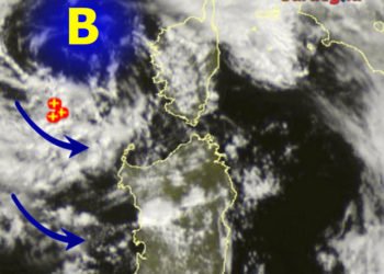 Meteosat 1 350x250 - Temporali sul Canale di Sardegna e nubi sul cagliaritano