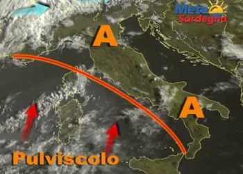 Meteosat Sardegna 8 350x250 - Anticiclone africano e pulviscolo sahariano: per giorni sarà così
